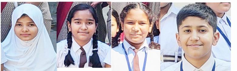 शिप्रा विद्यालय के चार विद्यार्थियों ने पांचवीं बोर्ड   प्राविण्यता सूची में स्थान बनाया