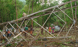 जब बस्तर में हाई टॉवर लाईन गिरा कर नक्सलियों ने किया था ब्लेक आउट